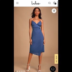 NWT! Strappy blue dress